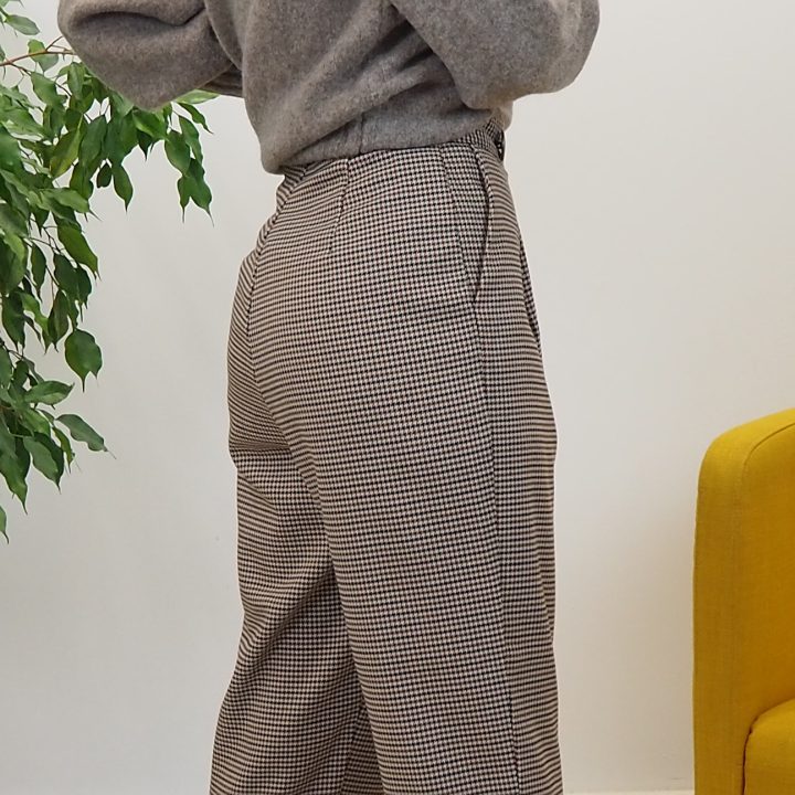 Pantalón CUADROS marrón